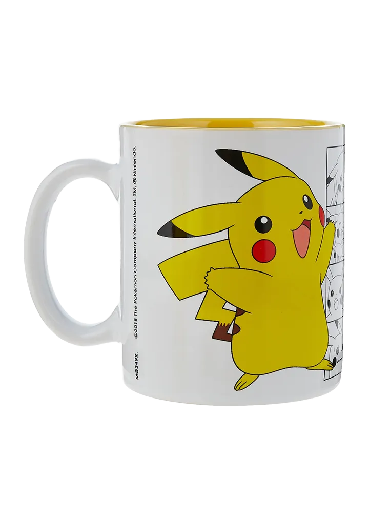 Pokemon – XXL Glass – Mug – 2 Costers Pikachu Mug