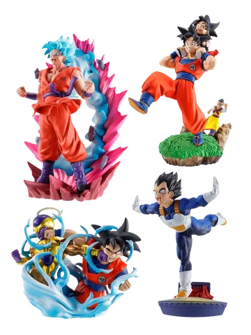 DB Super Dracap Re Birth Limit Statue Case of 4