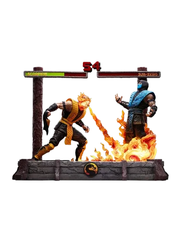 Mortal Kombat Scorpion Fatality 1:10 DX Art Scale LE Statue