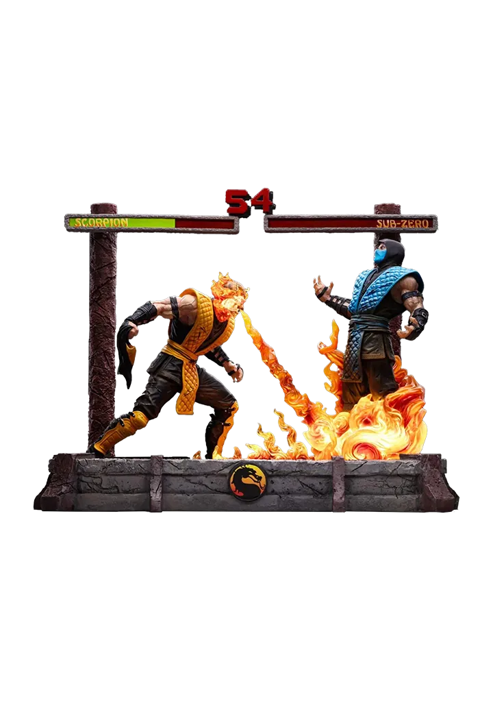 Mortal Kombat Scorpion Fatality 1:10 DX Art Scale LE Statue