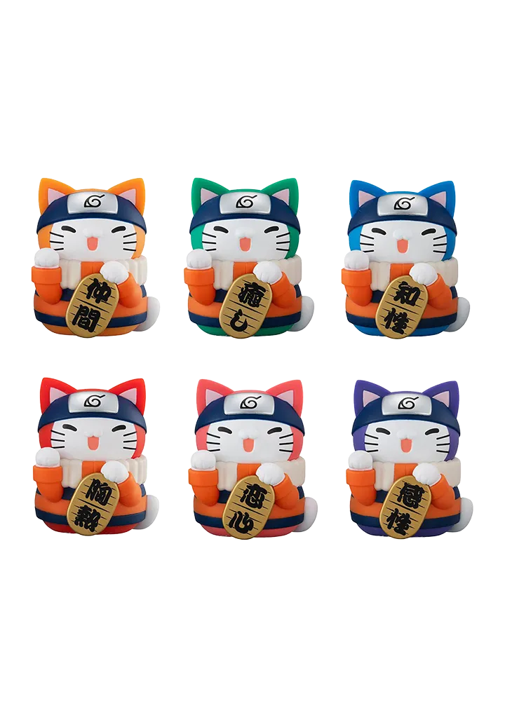 Naruto Nyaruto! Colorful Cat Mini-Figure