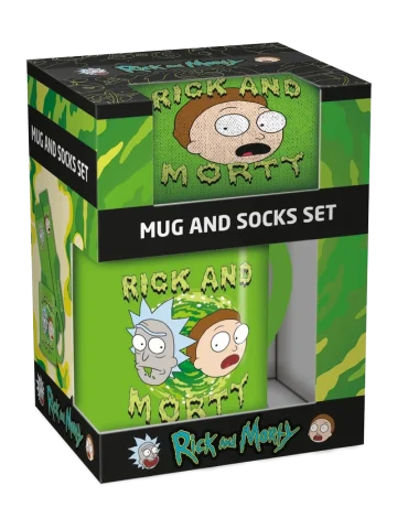 Rick And Morty (Portal) Mug & Sock Set